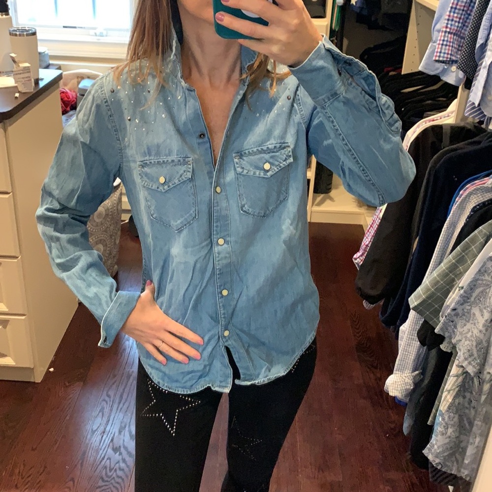 Gap Denim Button Down - image 1